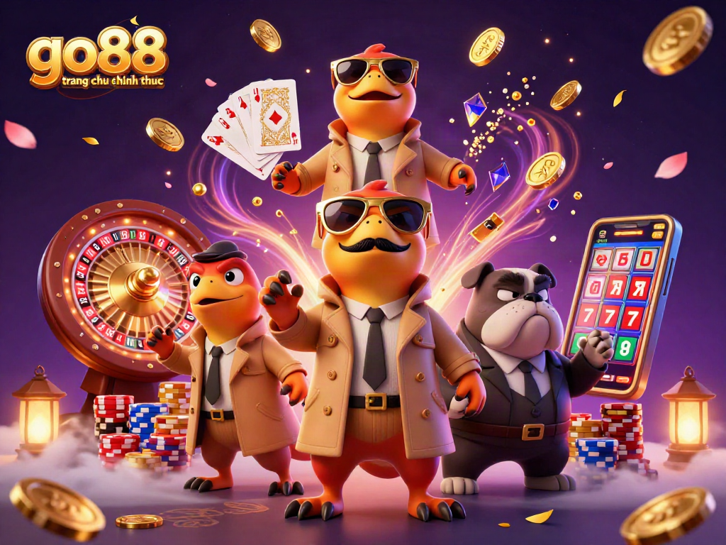 Experience the excitement of go88 trang chu chinh thuc with raptors trying to impress in a casino setting.