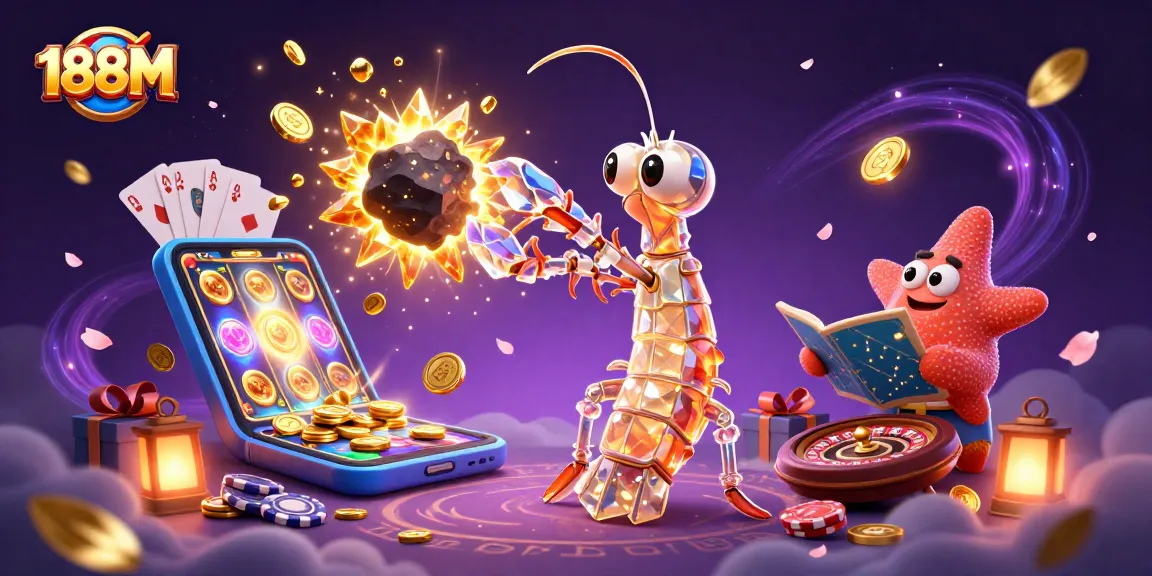Experience the excitement of winning big at 188M with colorful slot games and rich casino rewards.