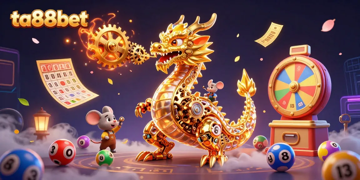 Experience thrilling games at ta88bet with a golden dragon and dynamic lottery excitement.