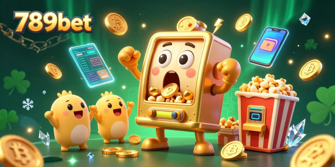 Experience thrilling wins with 789bet at the vibrant, animated jackpot celebration scene.