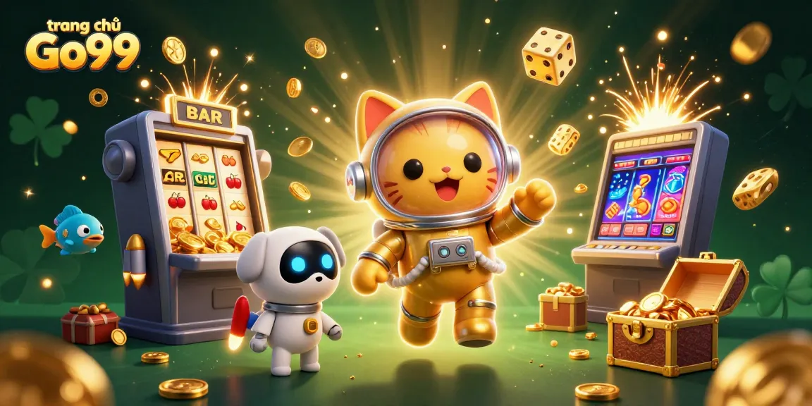 Play exciting games at trang chủ Go99, featuring a dynamic 3D casino environment.