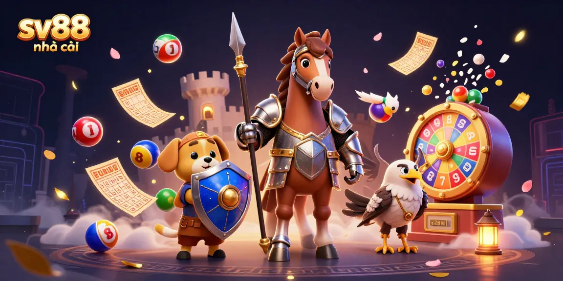 Engage in thrilling gameplay at sv88 nhà cái, featuring dynamic lottery elements and vibrant characters.